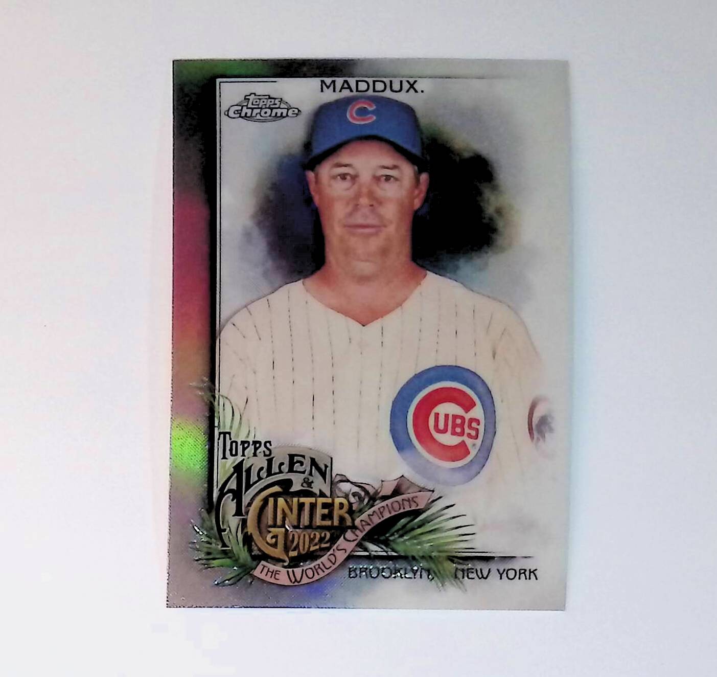 2022 Topps Allen and Ginter Chrome #40 Greg Maddux Refractor - LoCo Collectables