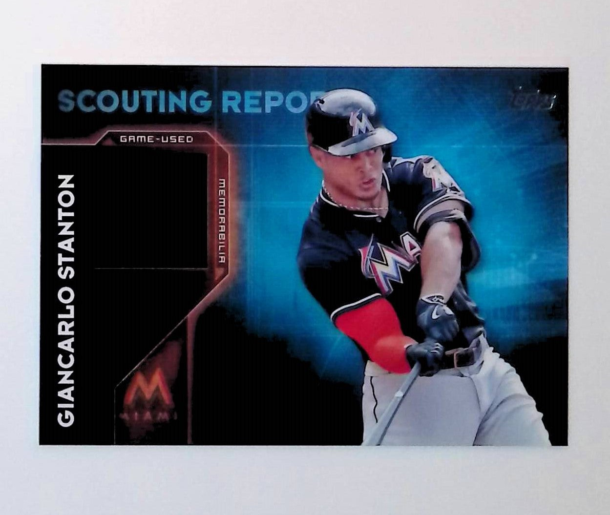 Giancarlo Stanton 2016 Topps Scouting Report Relics #SRR-GST - LoCo Collectables