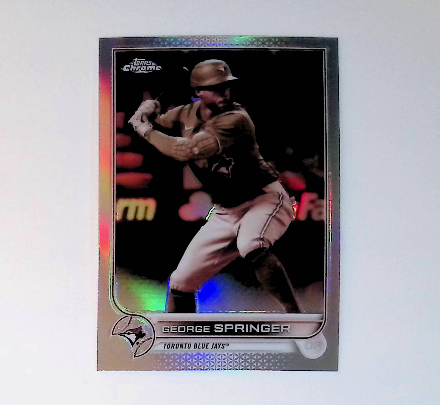 2022 Topps Chrome #214 George Springer Sepia Refractor - LoCo Collectables