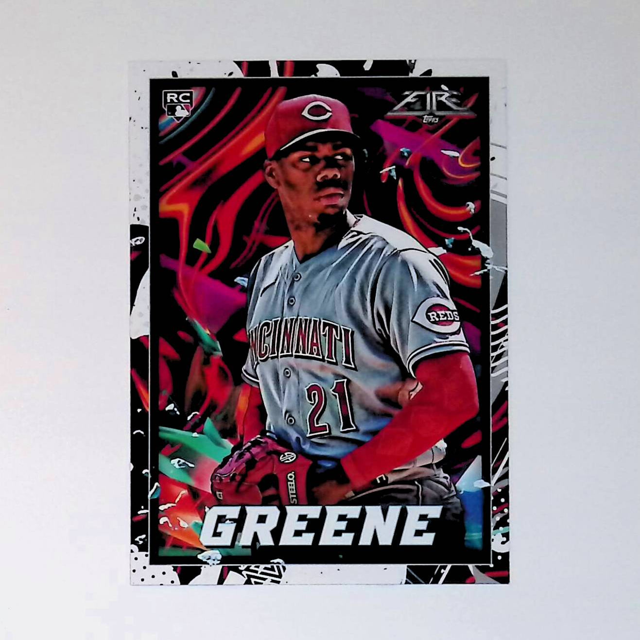 Hunter Greene 2022 Topps Fire #45 (Rookie Card) - LoCo Collectables