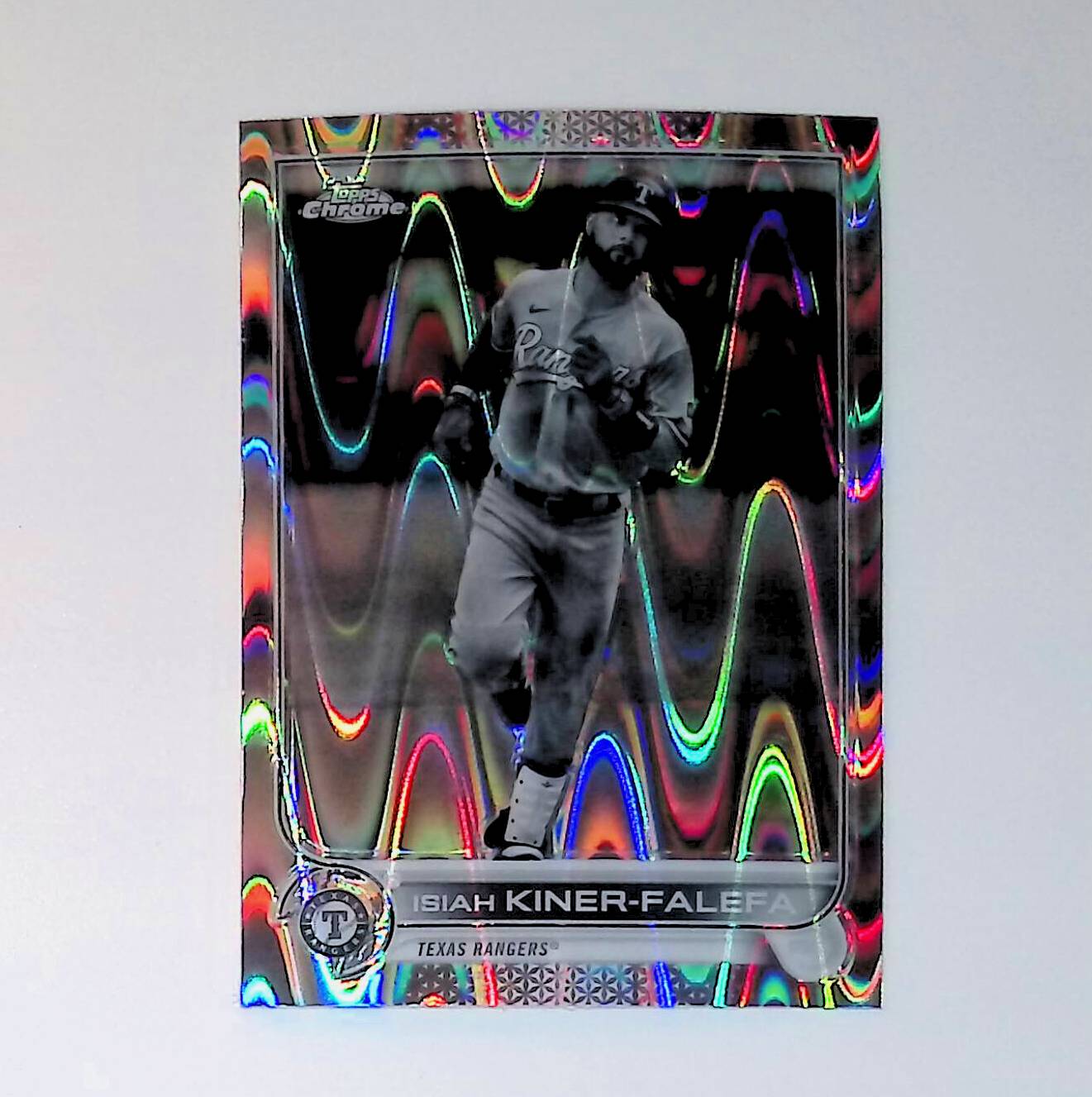 2022 Topps Chrome Sonic Black and White RayWave Refractor #192 Isiah Kiner-Falefa - LoCo Collectables