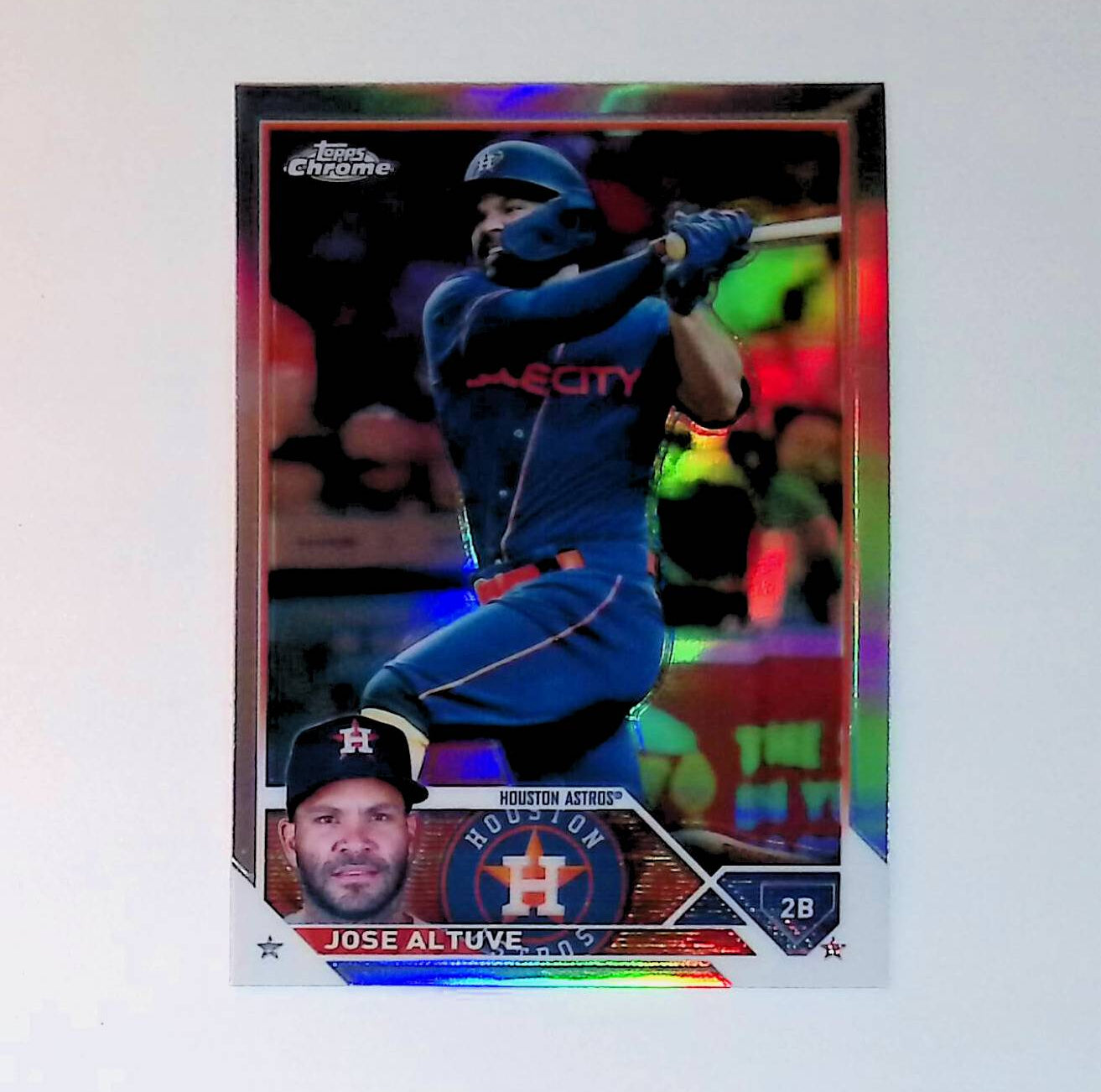 Jose Altuve 2023 Topps Chrome Refractors #112 - LoCo Collectables