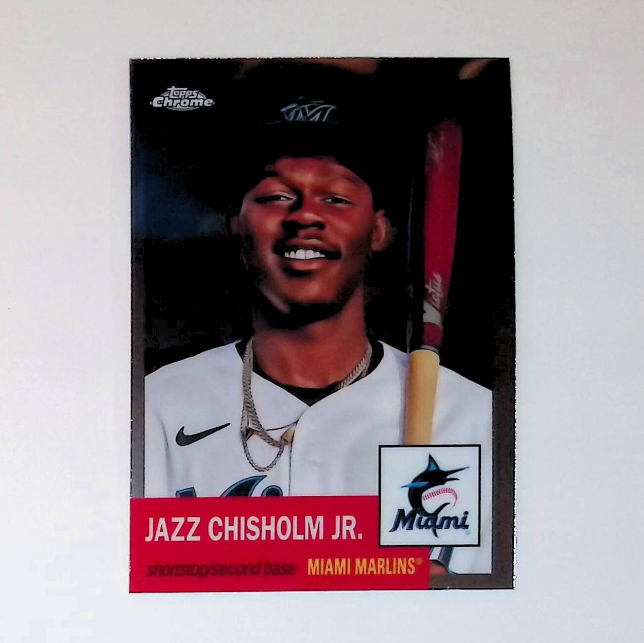 Jazz Chisholm Jr 2022 Topps Chrome Platinum Anniversary #130 - LoCo Collectables