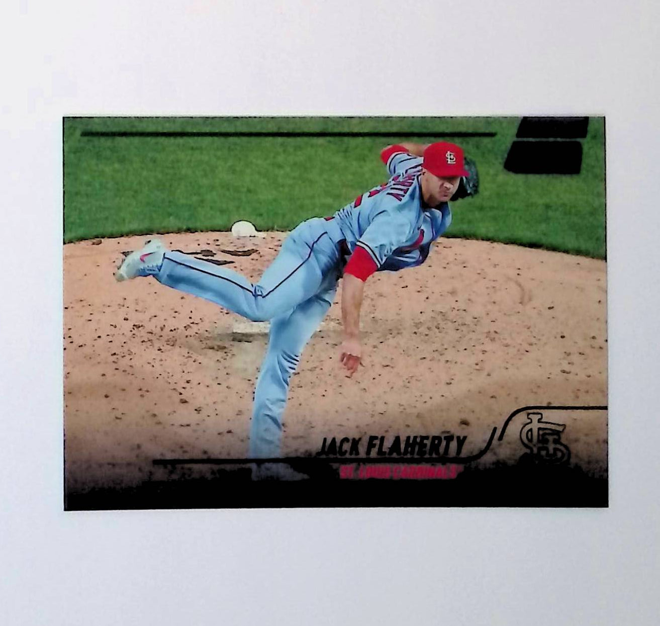 Jack Flaherty 2022 Stadium Club Black Foil #124 - LoCo Collectables