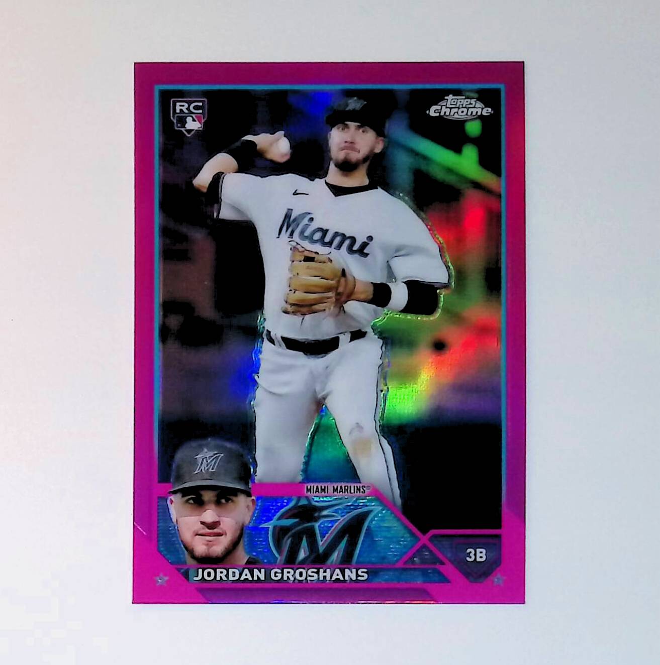 Jordan Groshans 2023 Topps Chrome Pink Refractors #9 (Rookie Card) - LoCo Collectables