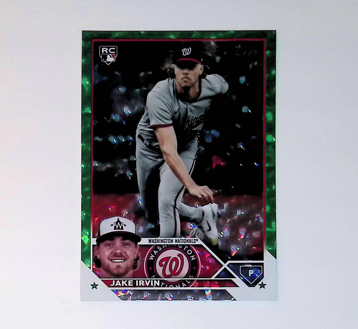 2023 Topps Update Green Foilboard #US224 Jake Irvin Rookie - LoCo Collectables