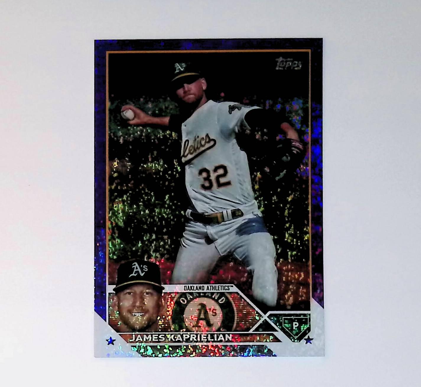 2023 Topps Update Purple Foilboard #US240 James Kaprielian - LoCo Collectables