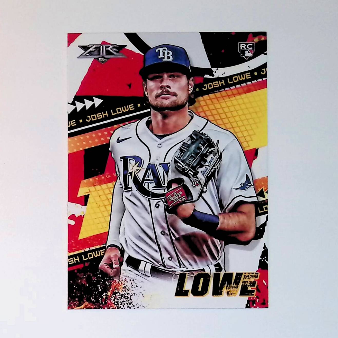 Josh Lowe 2022 Topps Fire #190 (Rookie Card) - LoCo Collectables