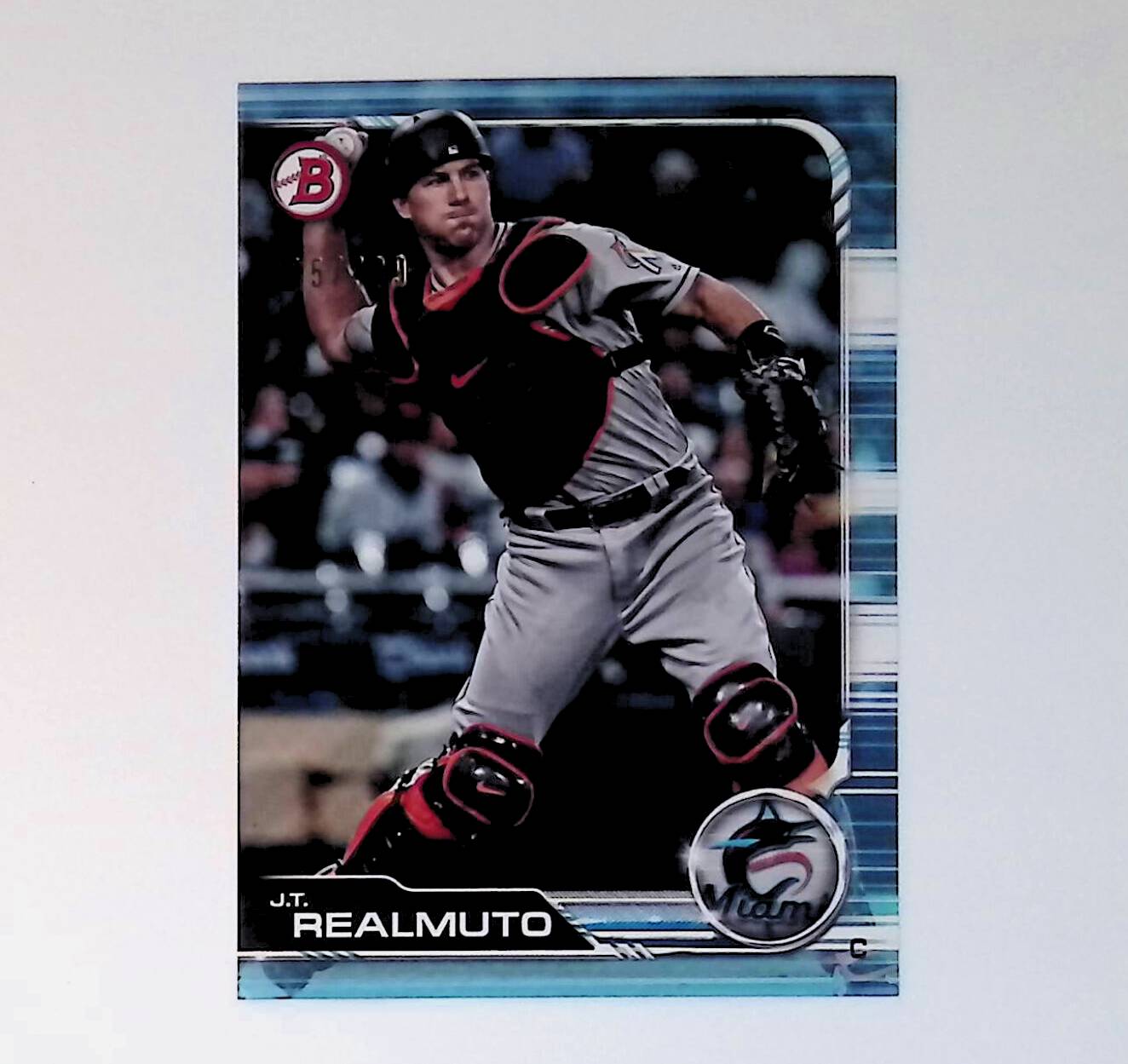 JT Realmuto 2019 Bowman Sky Blue #79, 385 /499 - LoCo Collectables