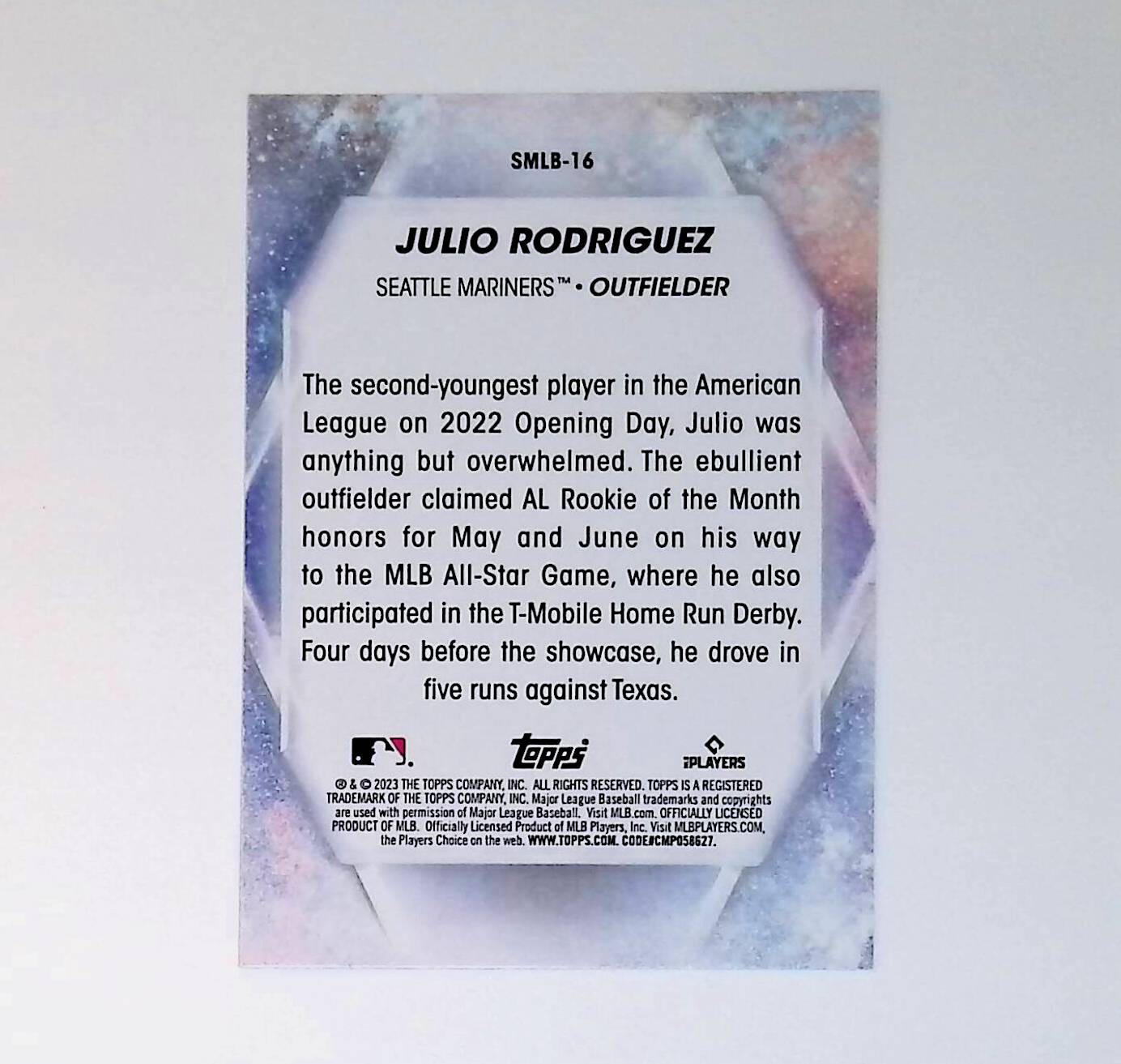 Julio Rodriguez 2023 Topps Stars of the MLB #SMLB-16 - LoCo Collectables