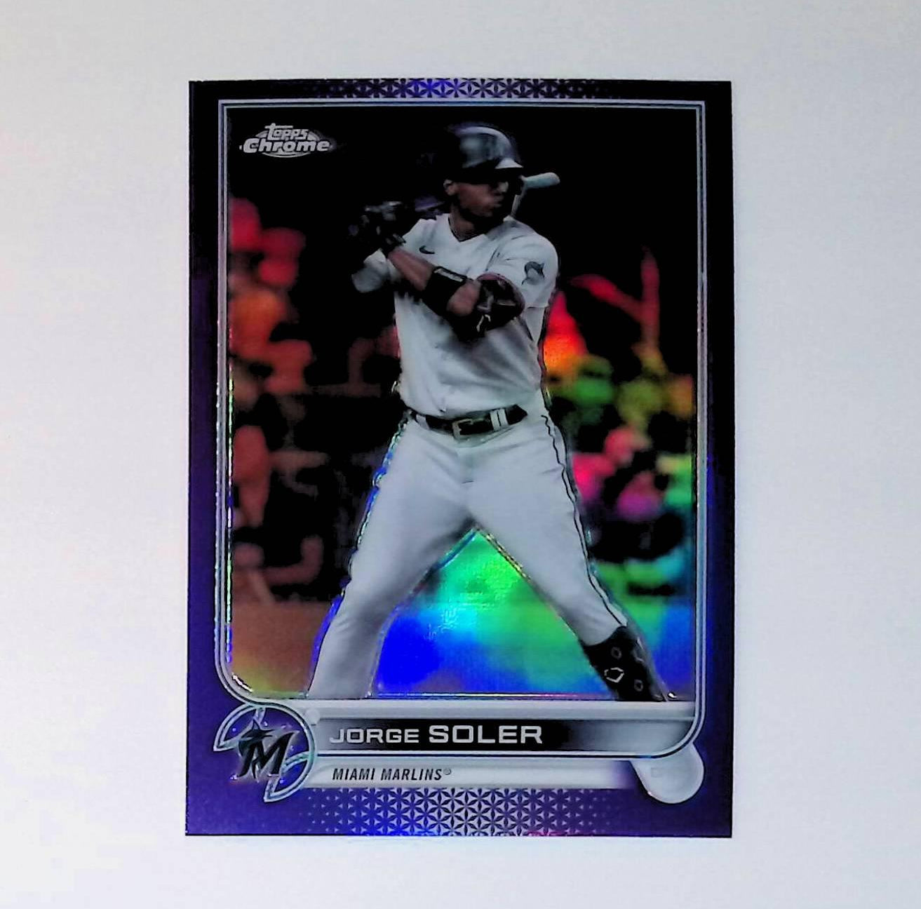 2022 Topps Chrome Update Purple Refractor #USC132 Jorge Soler - LoCo Collectables