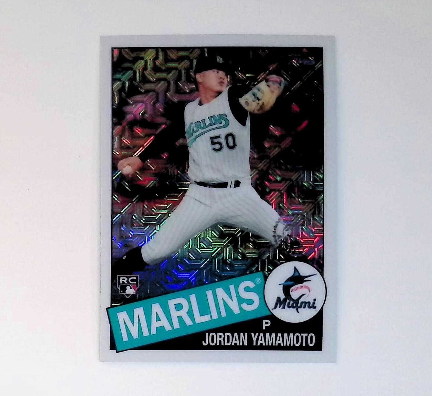 2020 Topps 1985 Topps Baseball Silver Pack Chrome #85C-20 Jordan Yamamoto Rookie - LoCo Collectables