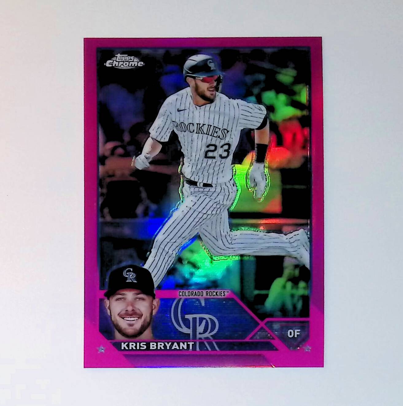 Kris Bryant 2023 Topps Chrome Pink Refractors #80 - LoCo Collectables