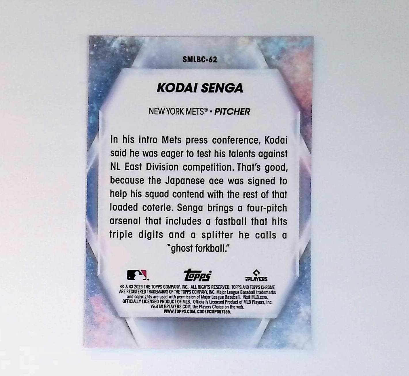 Kodai Senga 2023 Topps Stars of MLB Chrome #SMLBC-62 (Rookie Card) - LoCo Collectables