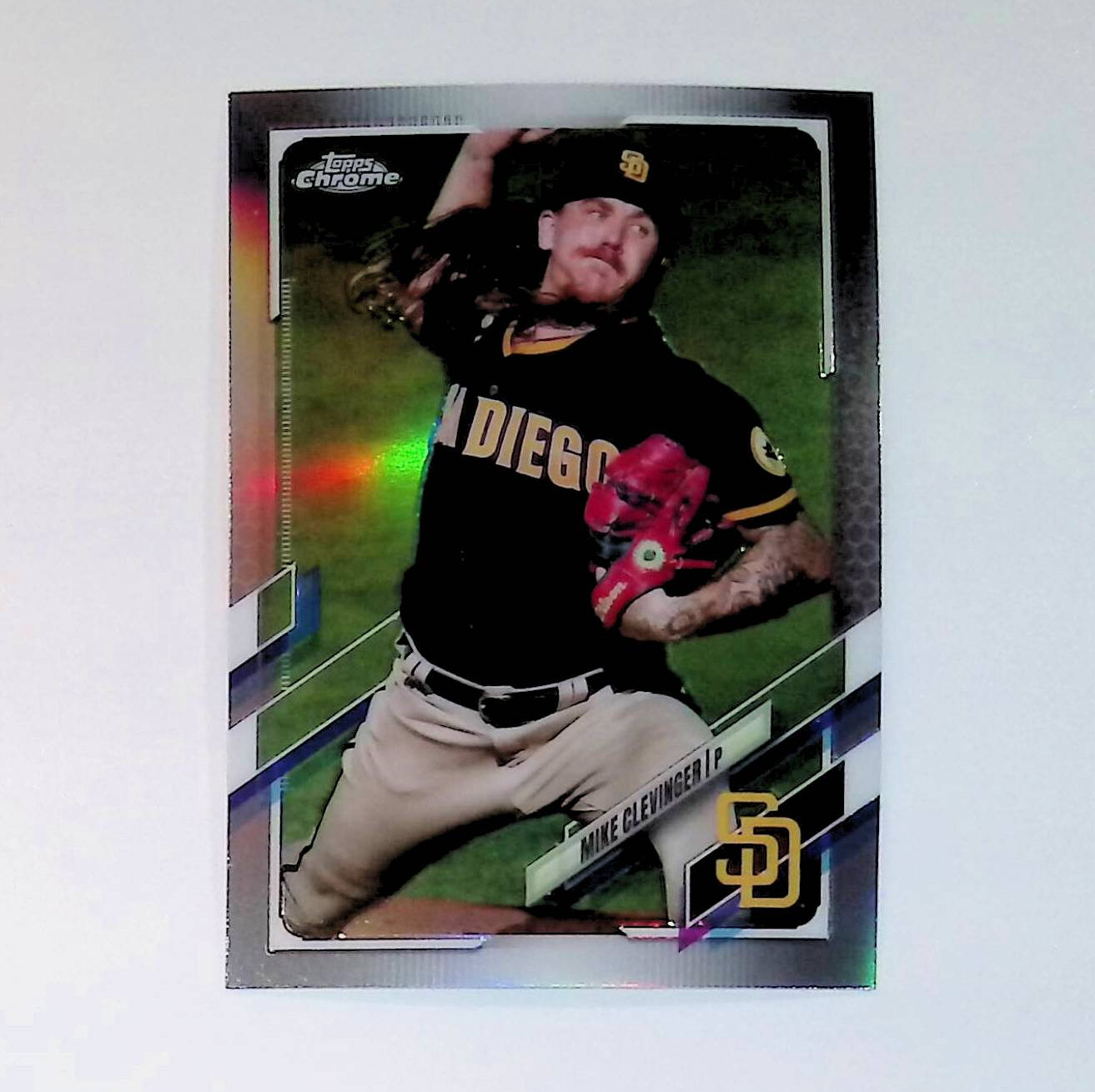 Mike Clevinger 2021 Topps Chrome Refractor #130 - LoCo Collectables