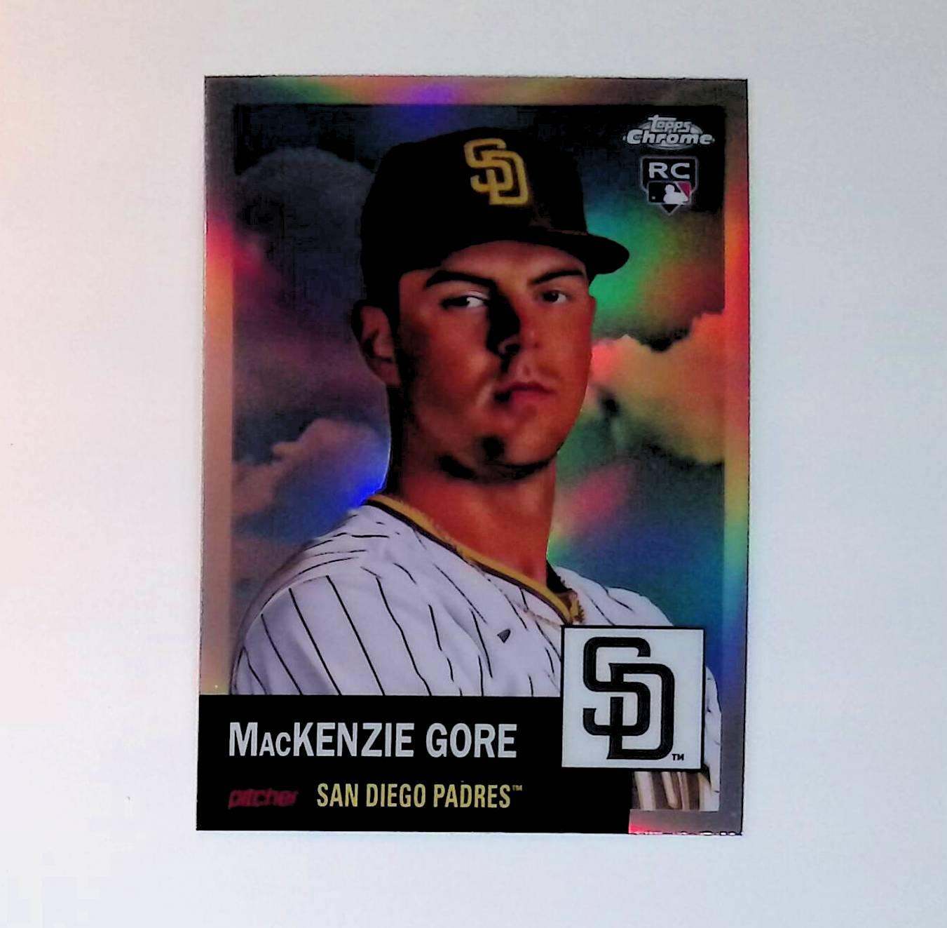2022 Topps Chrome Platinum Anniversary Refractor #132 MacKenzie Gore Rookie - LoCo Collectables