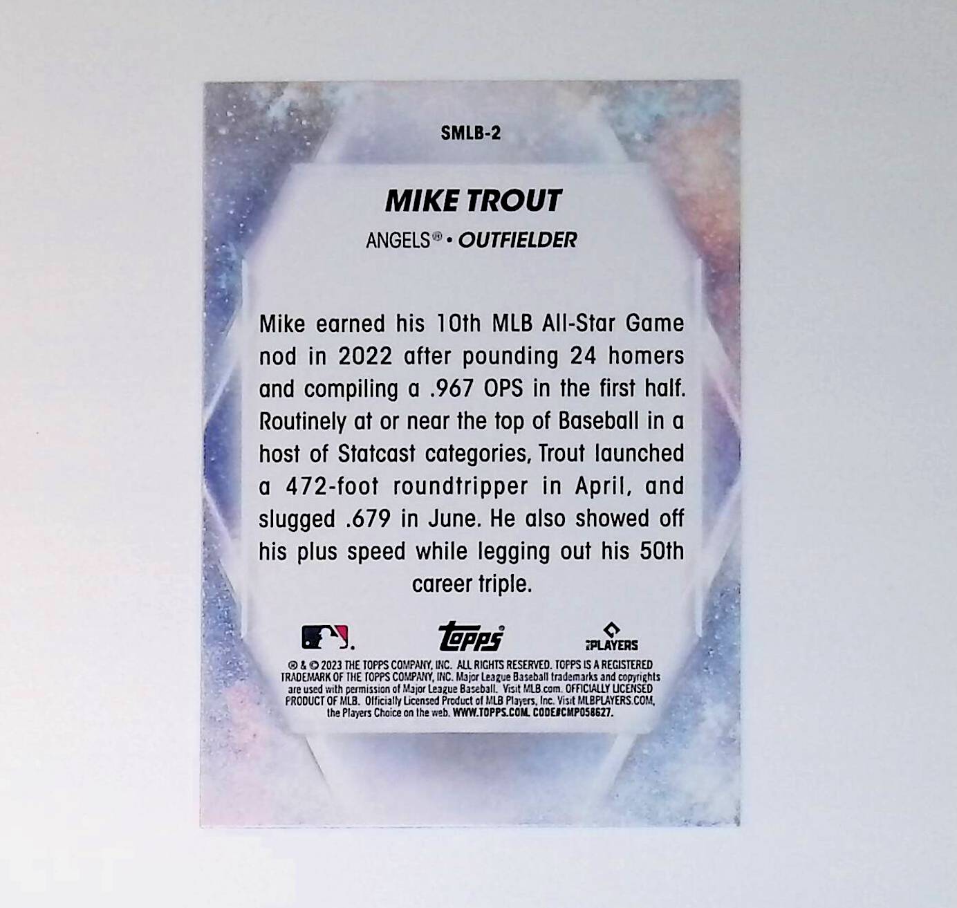 Mike Trout 2023 Topps Stars of the MLB #SMLB-2 - LoCo Collectables