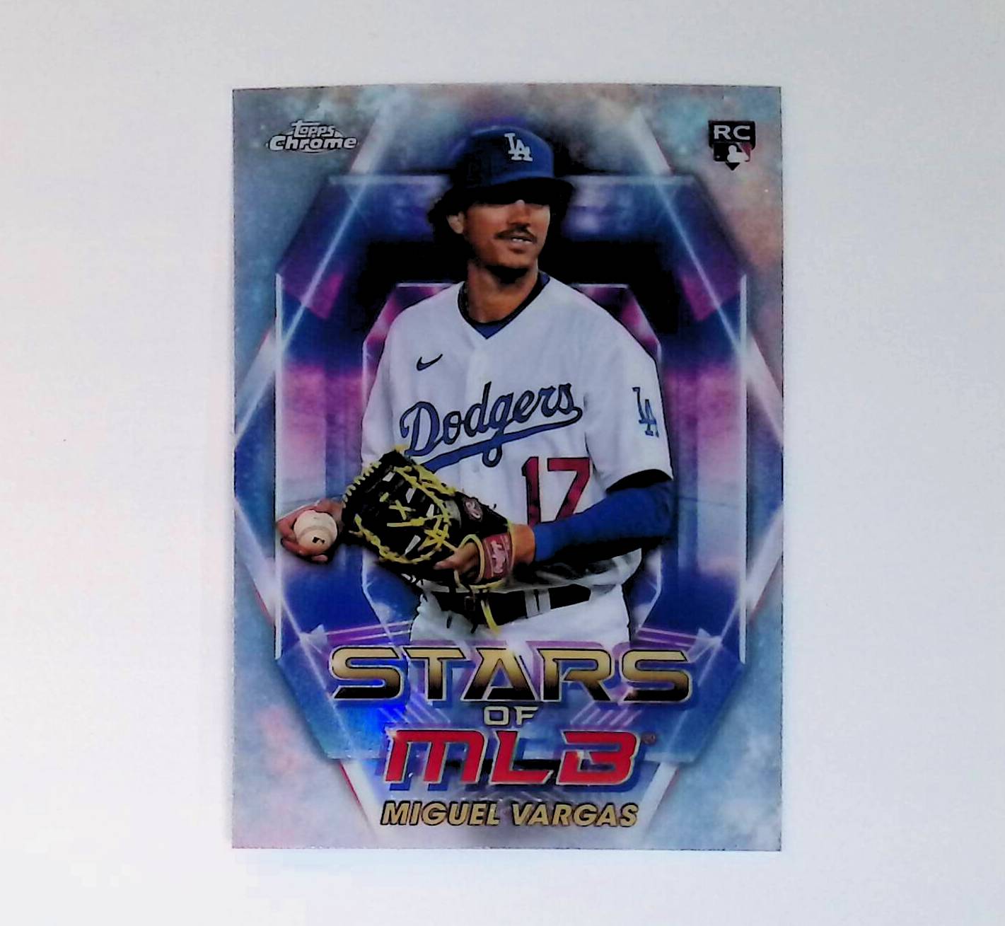 Miguel Vargas 2023 Topps Stars of MLB Chrome #SMLBC-76 (Rookie Card) - LoCo Collectables