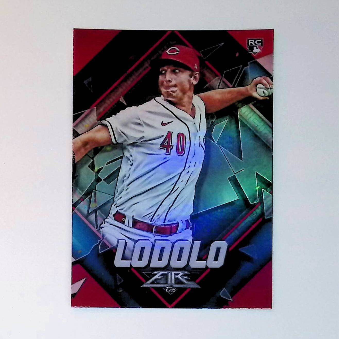 Nick Lodolo 2022 Topps Fire Flame #37 (Rookie Card) - LoCo Collectables