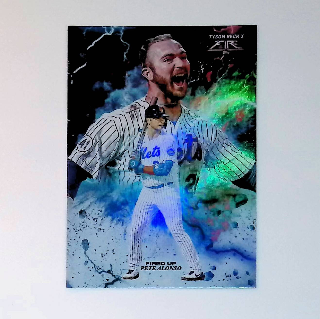 Pete Alonso 2022 Topps Fire Fired Up #FIU-10 - LoCo Collectables