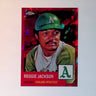 Reggie Jackson 2022 Topps Chrome Platinum Anniversary Fuchsia Atomic Refractors #424, 21 /100 - LoCo Collectables