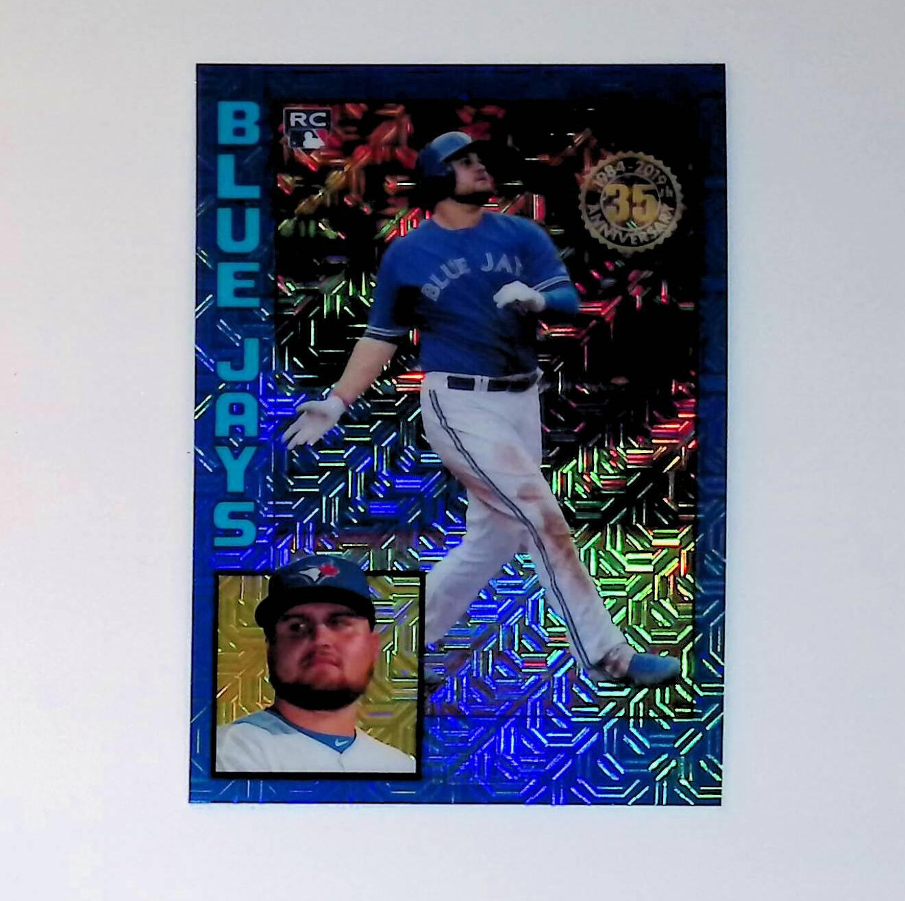 2019 Topps 1984 Topps Baseball #T84-42 Rowdy Tellez Rookie Silver Pack Chrome Blue Refractor - LoCo Collectables