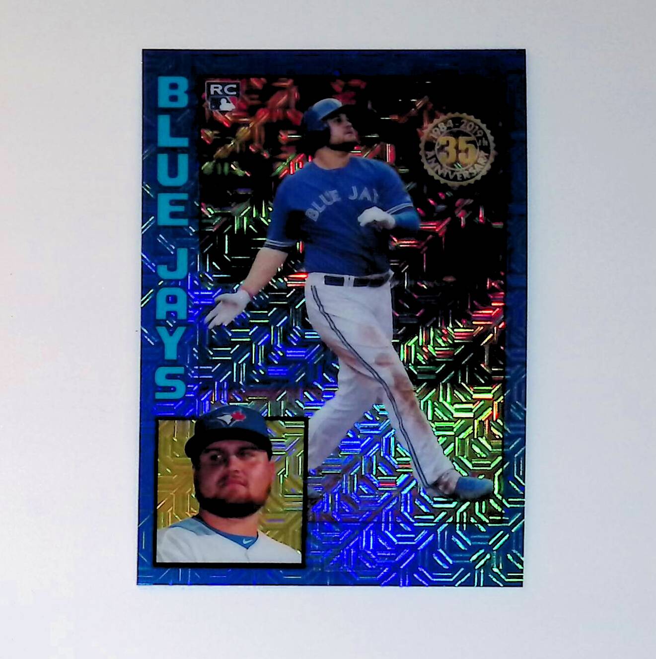 Rowdy Tellez 2019 Topps '84 Topps Silver Pack Chrome Series Blue Refractor #T84-42 (Rookie Card), 40 /150 - LoCo Collectables