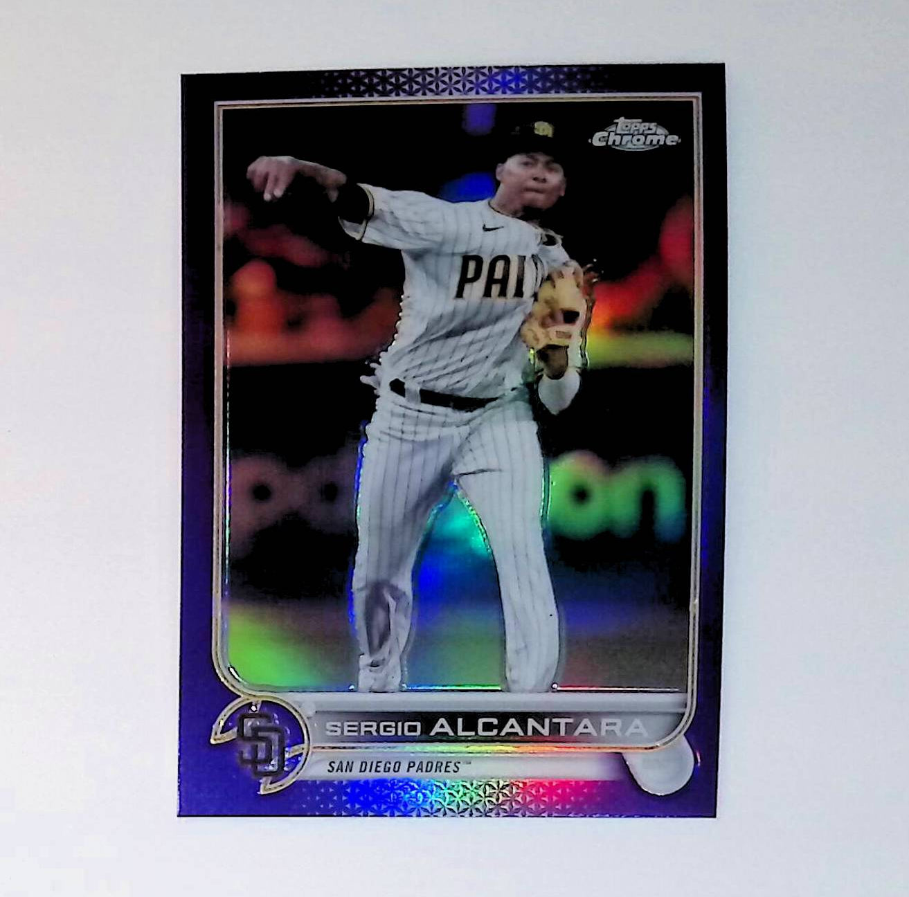 Sergio Alcantara 2022 Topps Chrome Update Purple Refractors #USC162 - LoCo Collectables