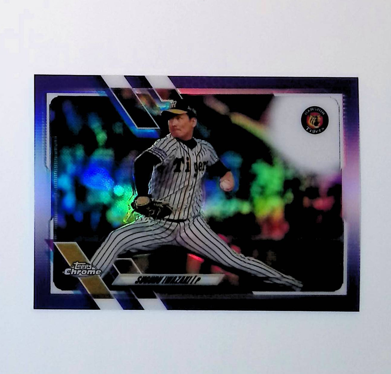 Suguru Iwazaki 2021 Topps Chrome Nippon Purple Refractors #107, 223 /299 - LoCo Collectables