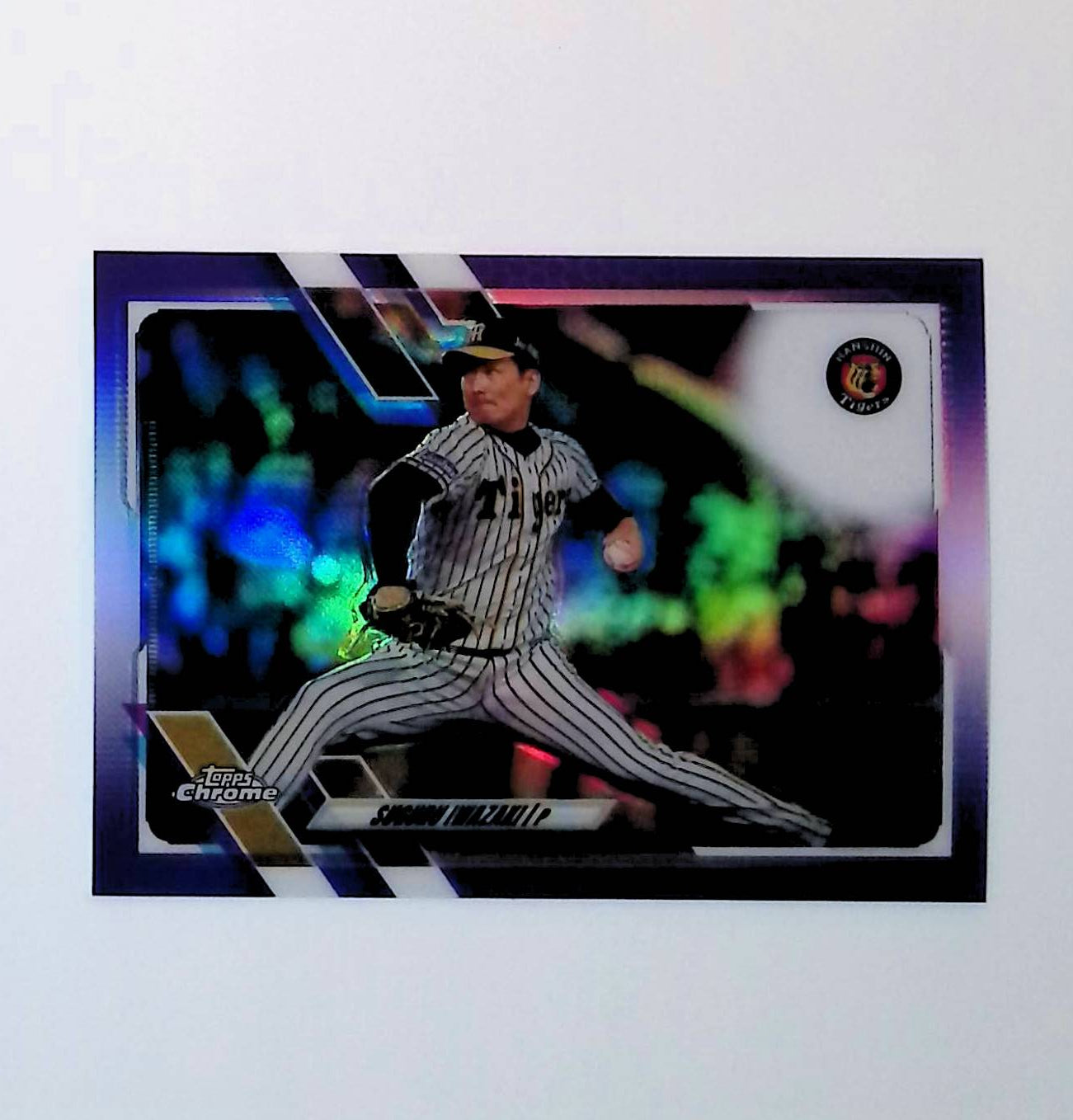 Suguru Iwazaki 2021 Topps Chrome Nippon Purple Refractors #107, 223 /299 - LoCo Collectables