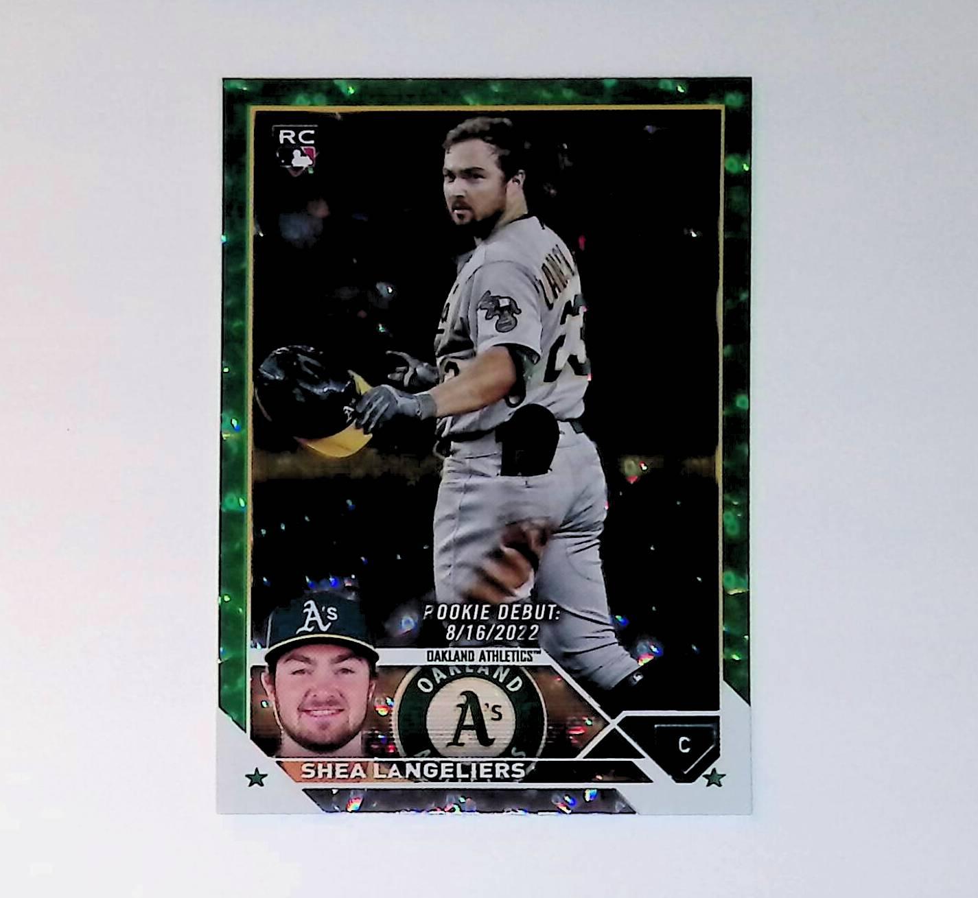 2023 Topps Update #US181 Shea Langeliers Rookie Green Foilboard - LoCo Collectables