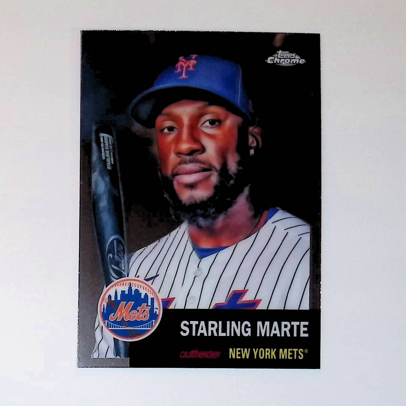 Starling Marte 2022 Topps Chrome Platinum Anniversary #129 - LoCo Collectables