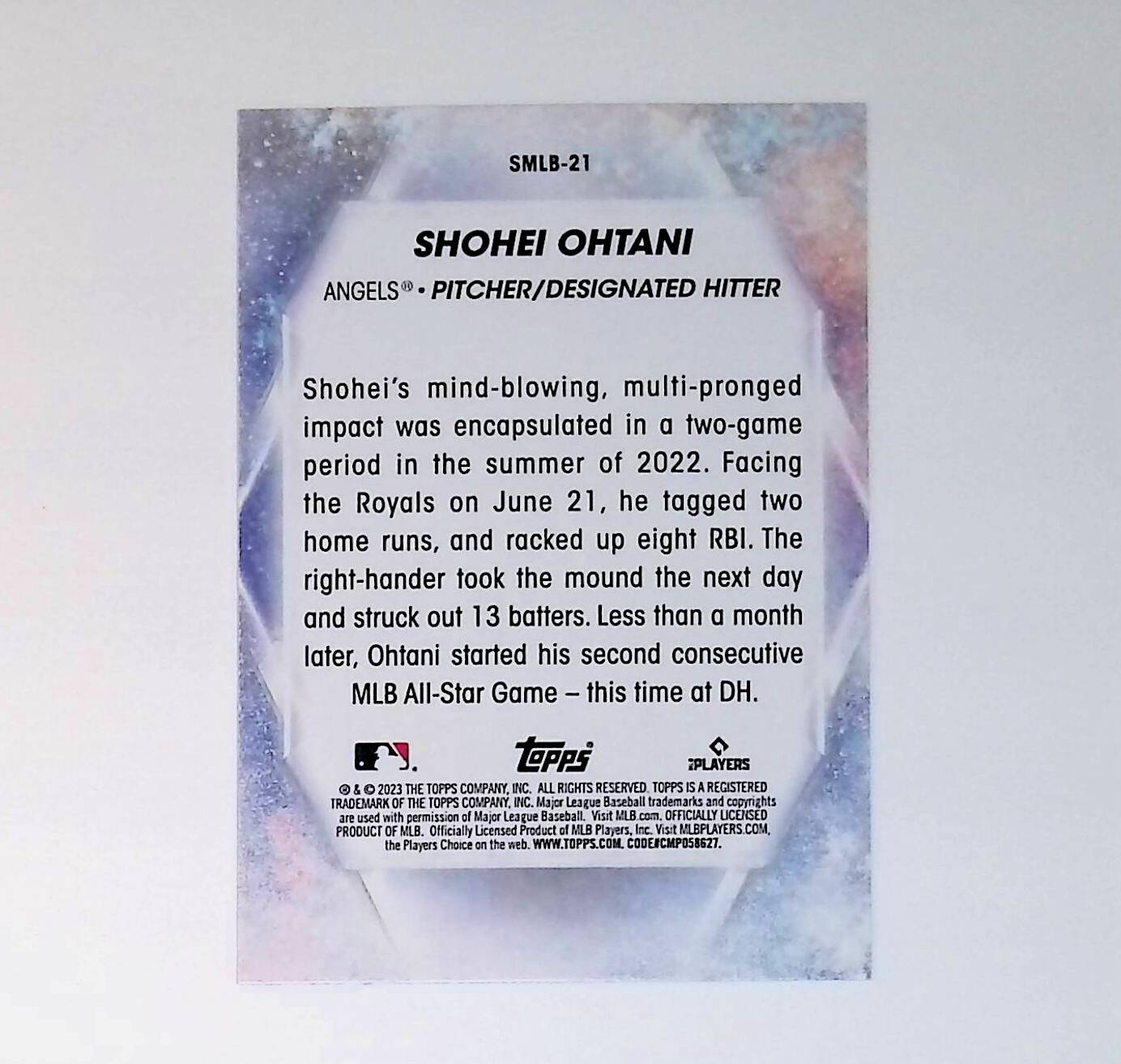 Shohei Ohtani 2023 Topps Stars of the MLB #SMLB-21 - LoCo Collectables