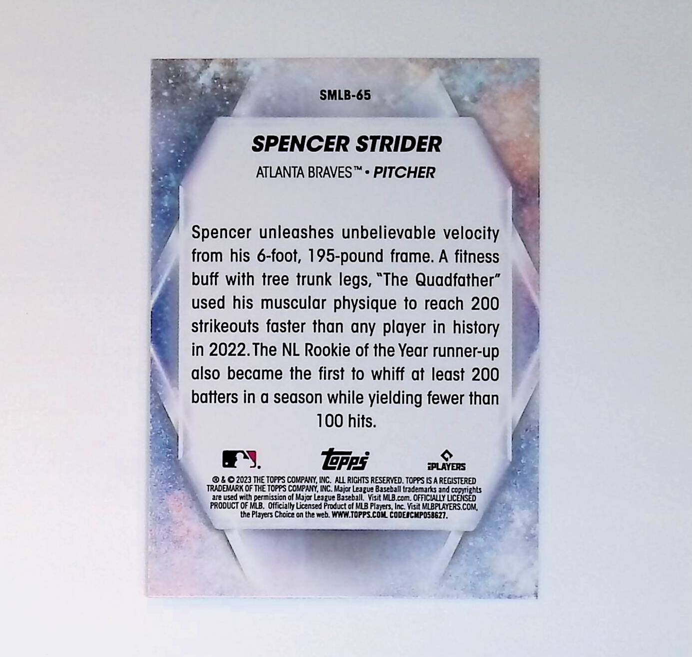 Spencer Strider 2023 Topps Stars of the MLB #SMLB-65 - LoCo Collectables