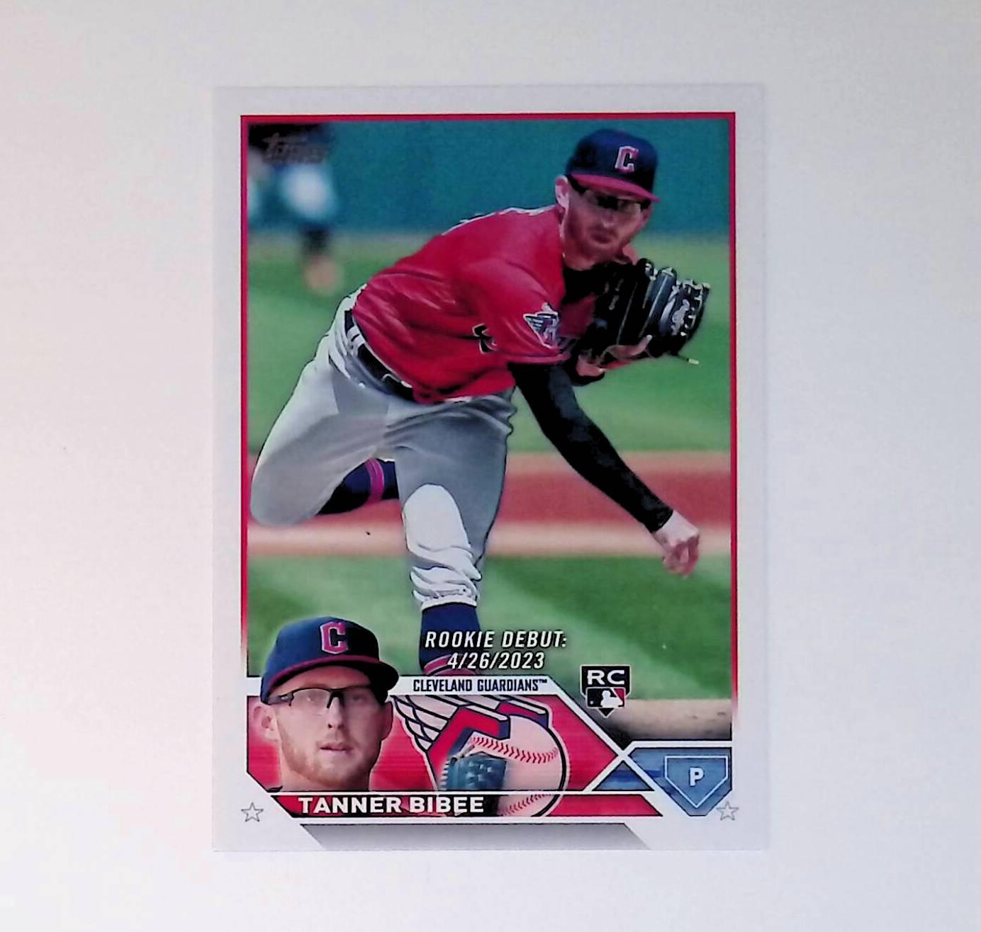 2023 Topps Update #US107 Tanner Bibee Rookie - LoCo Collectables