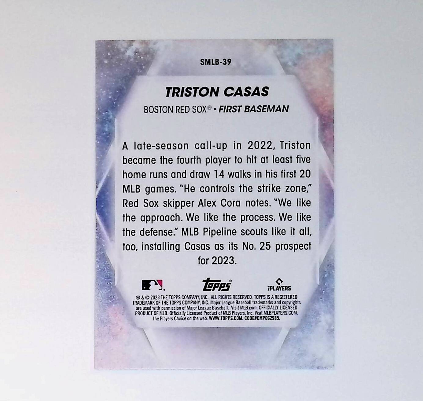 Triston Casas 2023 Topps Stars of the MLB #SMLB-39 (Rookie Card) - LoCo Collectables