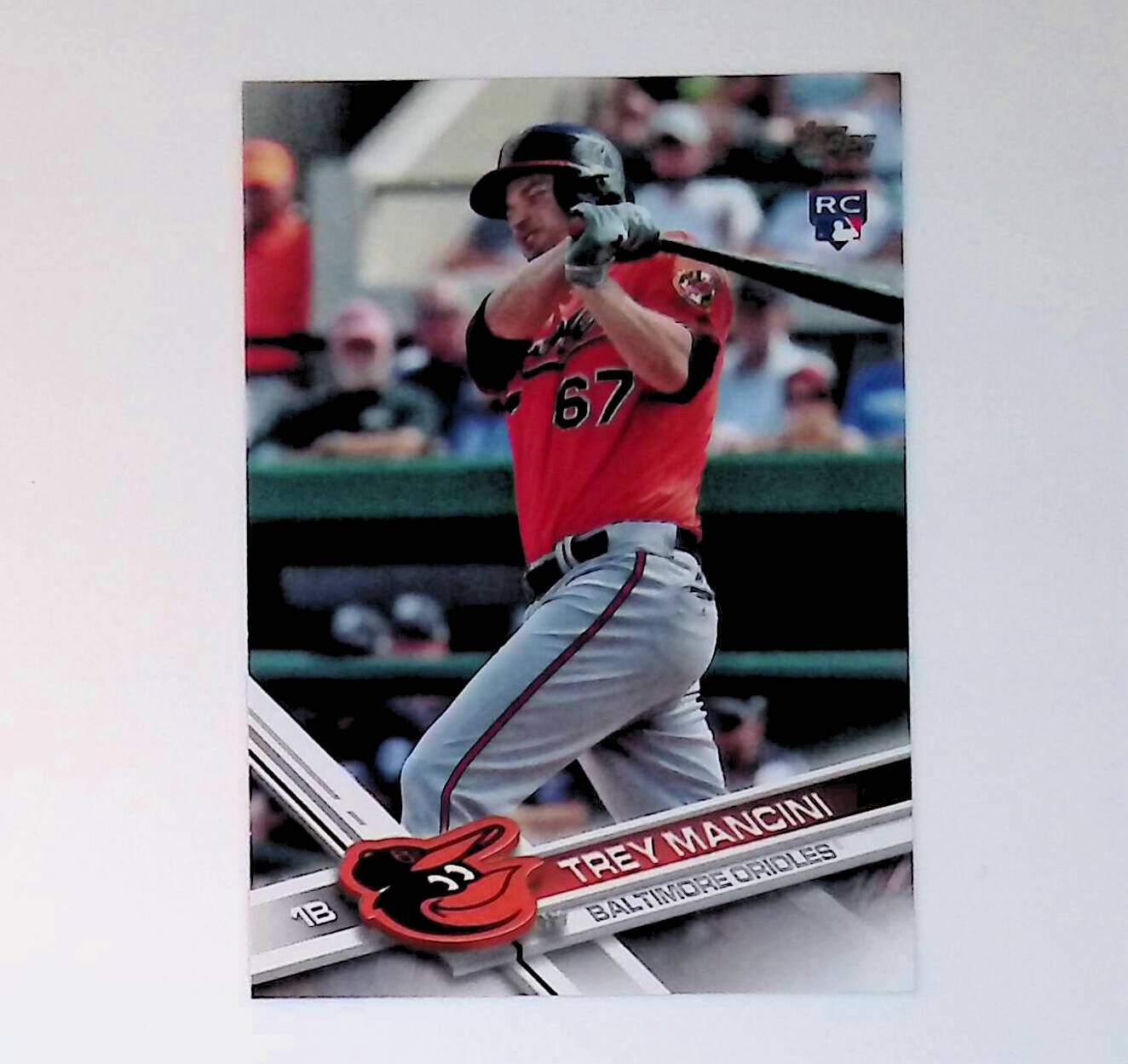 Trey Mancini 2017 Topps #536 (Rookie Card) - LoCo Collectables