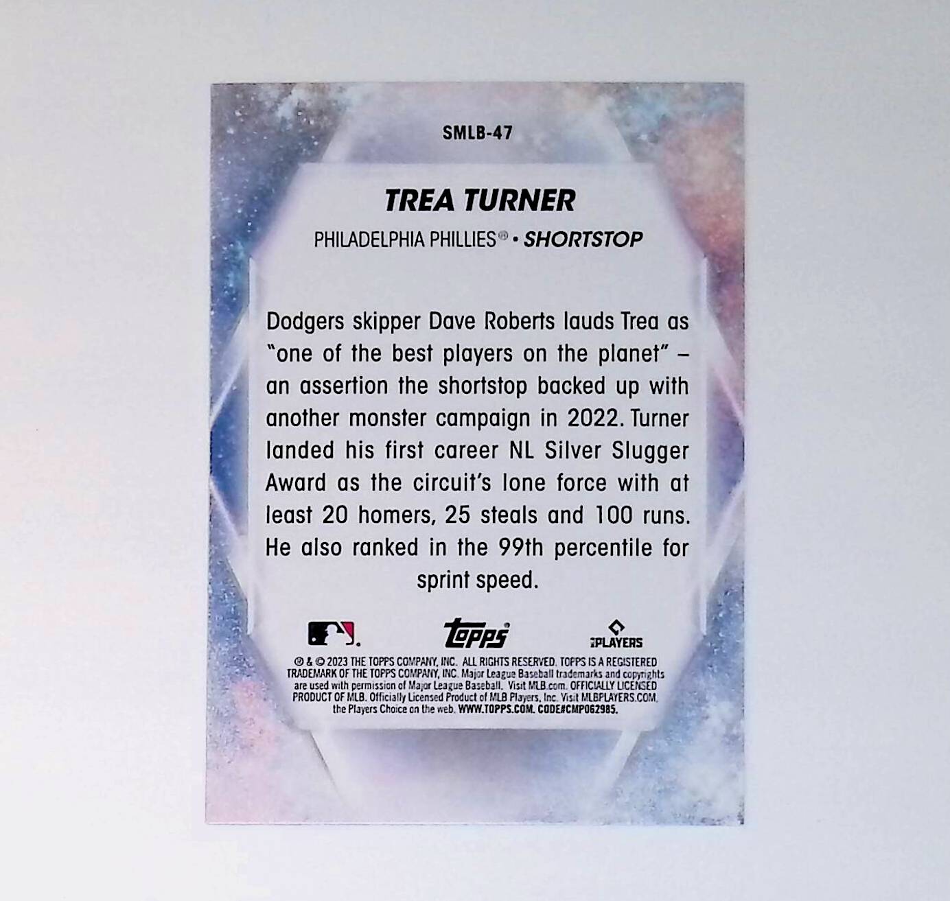 Trea Turner 2023 Topps Stars of the MLB #SMLB-47 - LoCo Collectables