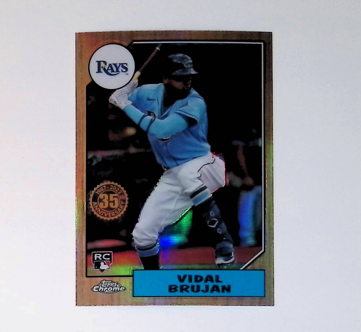 Vidal Brujan 2022 Topps Chrome '87 Topps #87BC-17 (Rookie Card) - LoCo Collectables