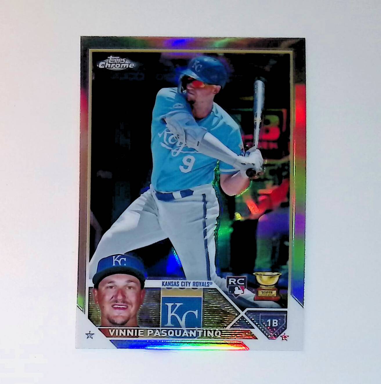 Vinnie Pasquantino 2023 Topps Chrome Refractors #119 (Rookie Card, All-Star Rookie Cup) - LoCo Collectables