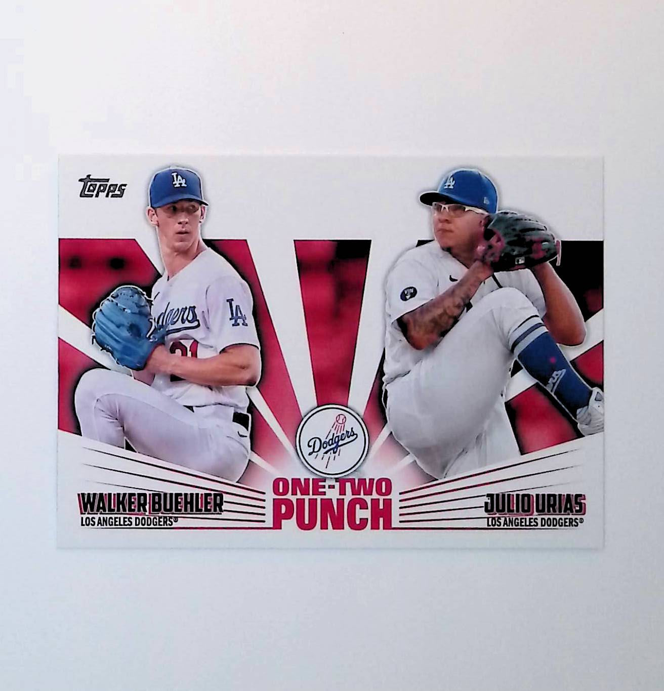 Walker Buehler, Julio Urias 2023 Topps One Two Punch #12P-3 - LoCo Collectables