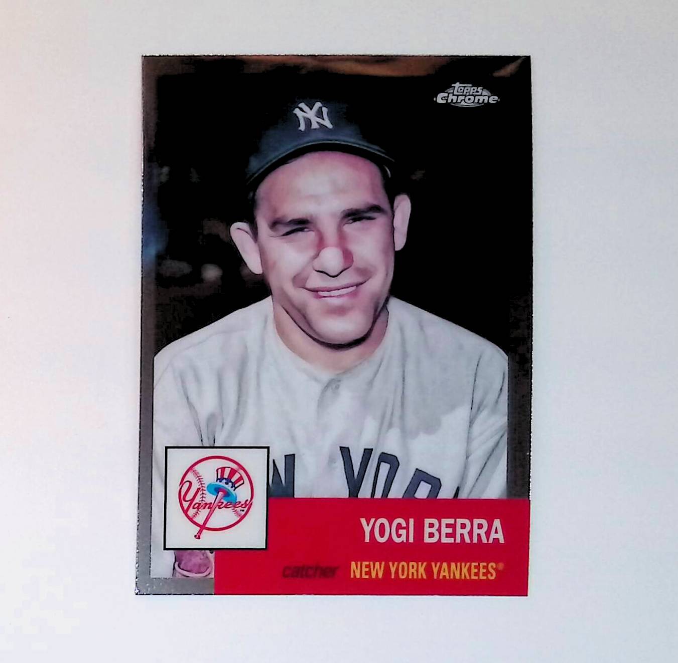 Yogi Berra 2022 Topps Chrome Platinum Anniversary #8 - LoCo Collectables