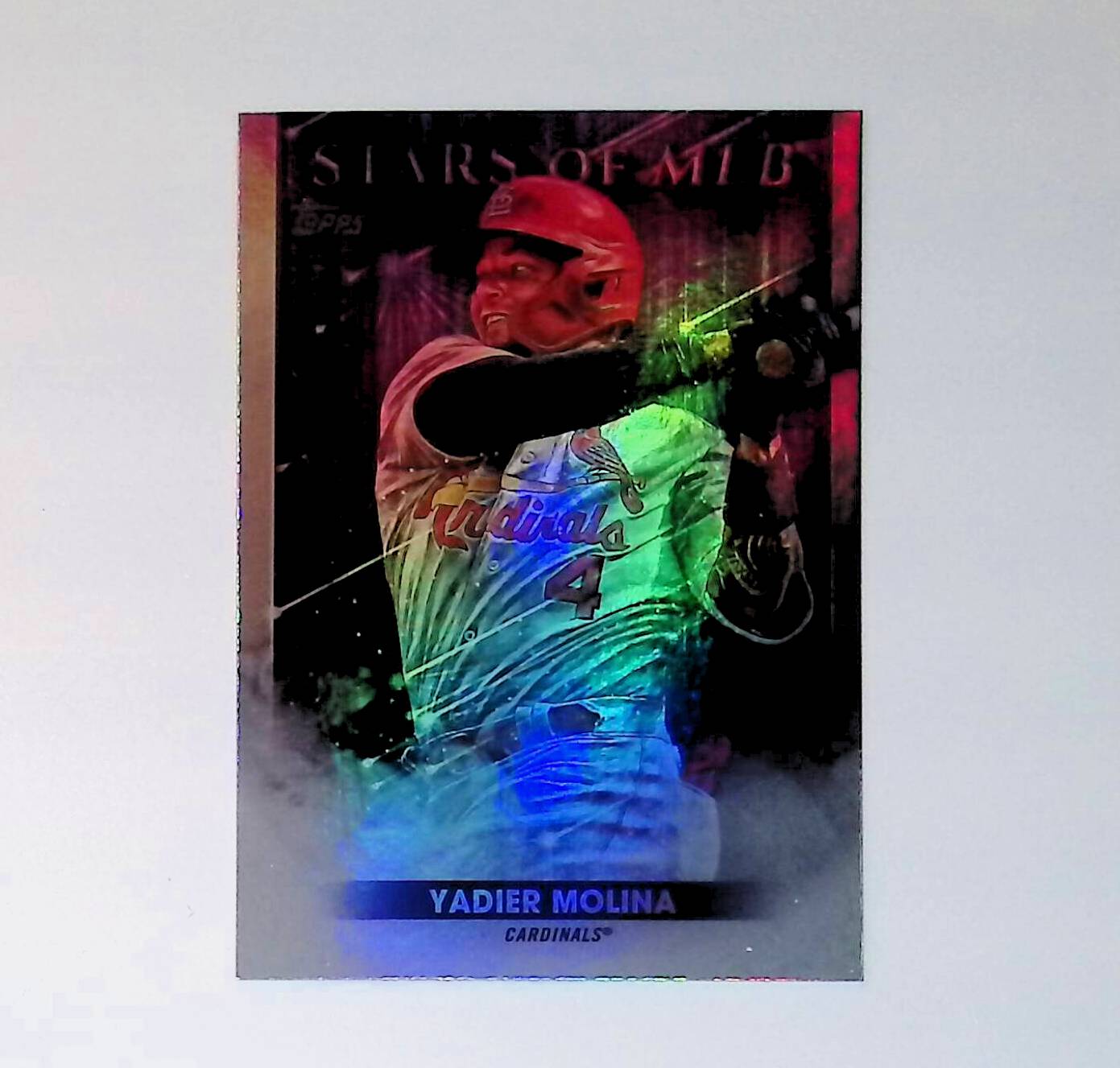  2022 TOPPS STARS OF MLB #SMLB-19 YADIER MOLINA ST. LOUIS  CARDINALS BASEBALL OFFICIAL TRADING CARD OF MLB : Collectibles & Fine Art