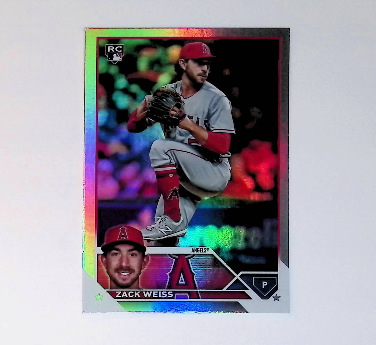 Zack Weiss 2023 Topps Update Rainbow Foil #US196 (Rookie Card) - LoCo Collectables