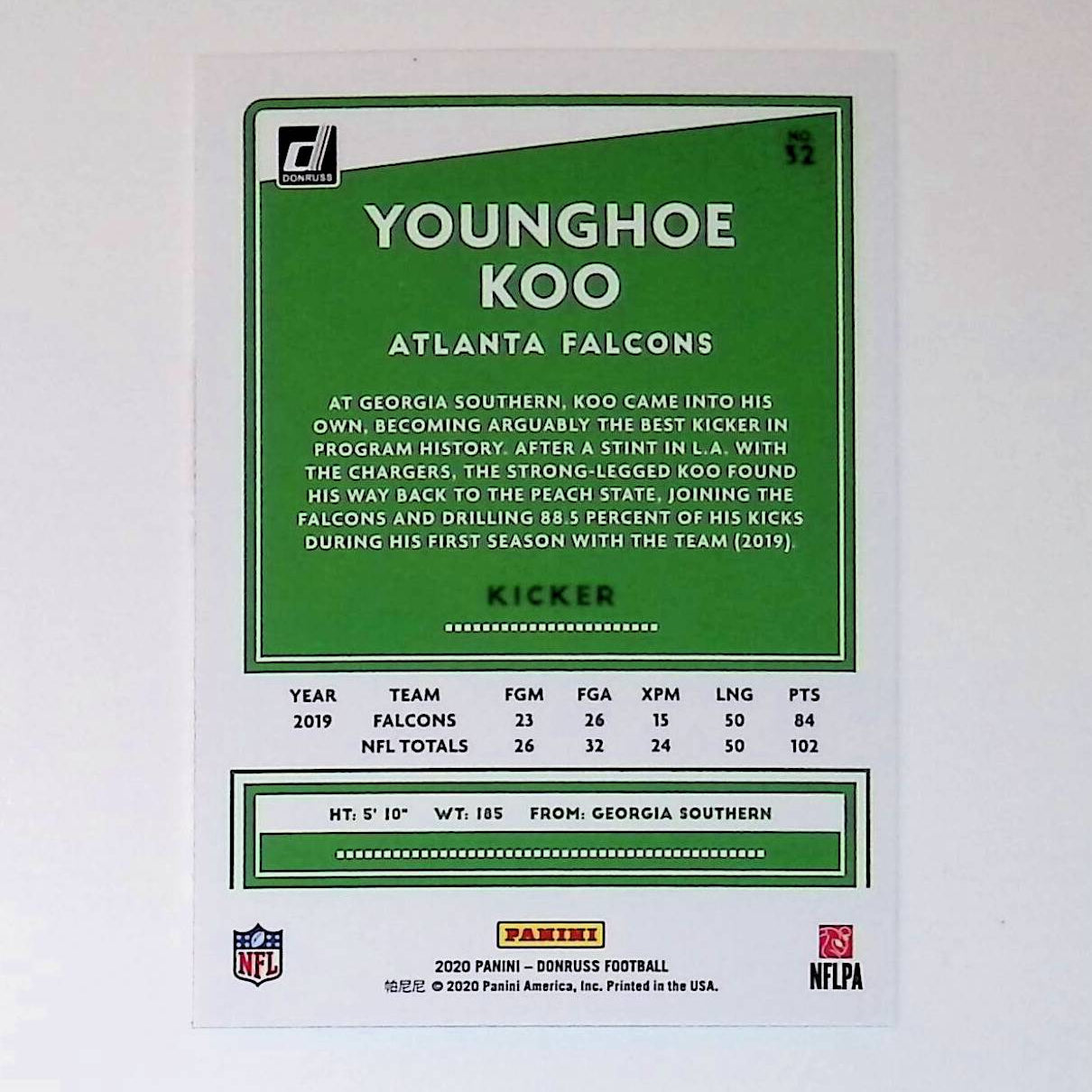 Younghoe Koo 2020 Donruss #32 (Rookie Card) - LoCo Collectables