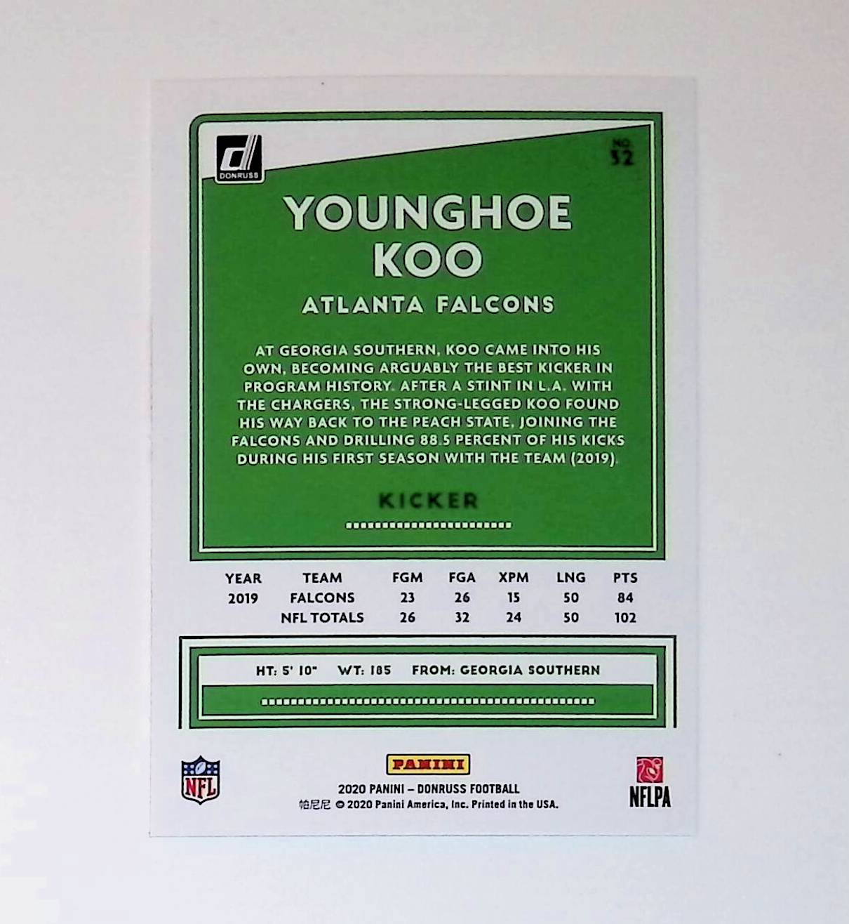 Younghoe Koo 2020 Donruss #32 (Rookie Card) - LoCo Collectables