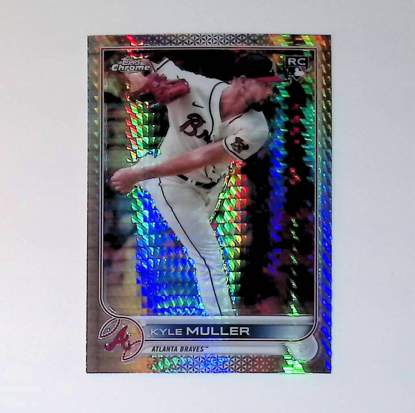 2022 Topps Chrome #70 Kyle Muller Rookie Prism Refractor - LoCo Collectables