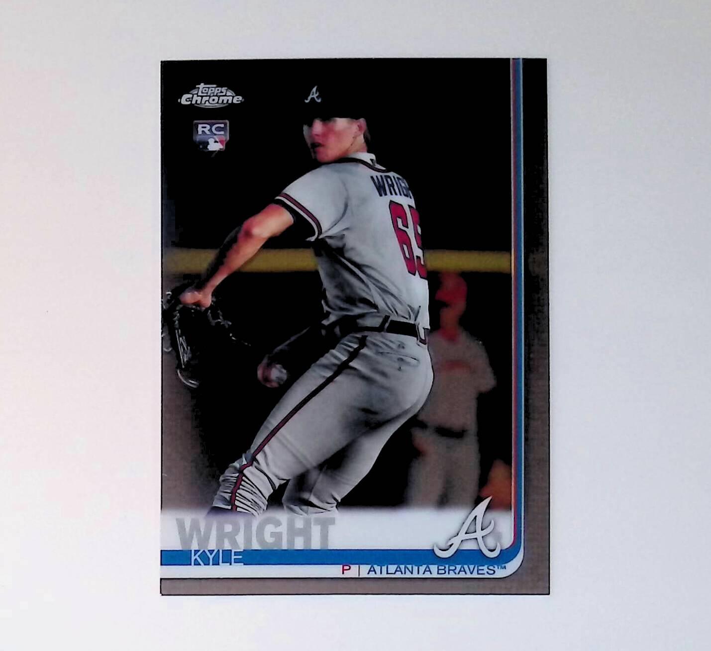 2019 Topps Chrome #120 Kyle Wright Rookie - LoCo Collectables