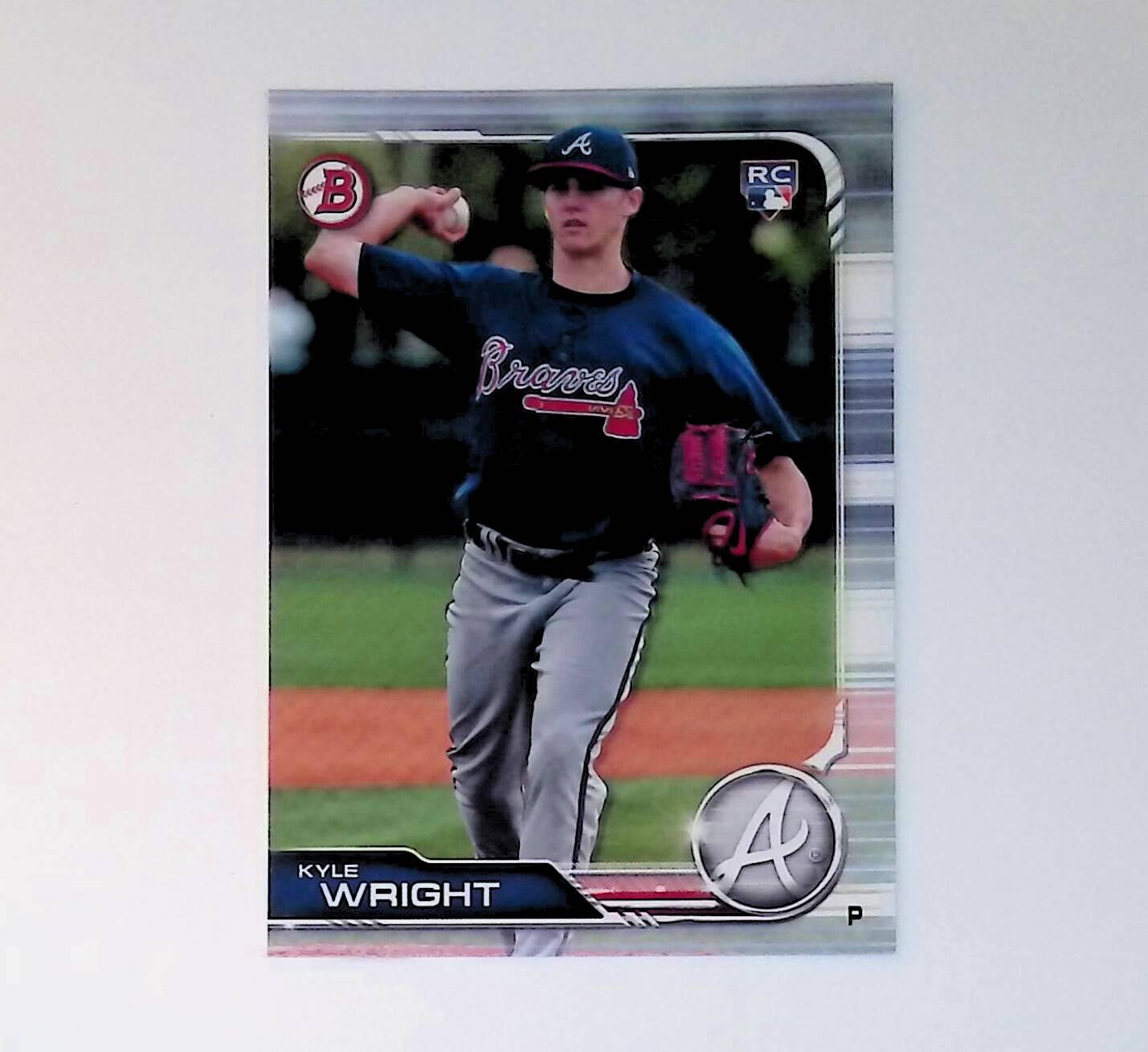 2019 Bowman #52 Kyle Wright Rookie - LoCo Collectables