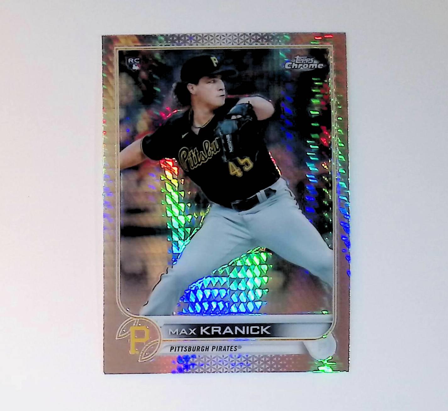2022 Topps Chrome Prism Refractor #144 Max Kranick Rookie - LoCo Collectables